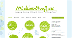 Desktop Screenshot of maedchentreff-tuebingen.de