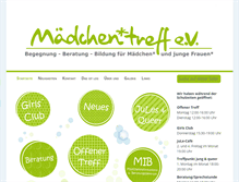 Tablet Screenshot of maedchentreff-tuebingen.de